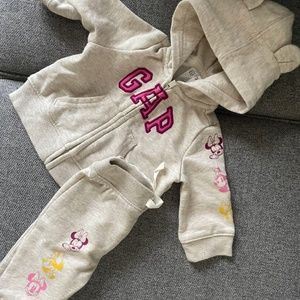 Baby disney gap hoodie and sweats